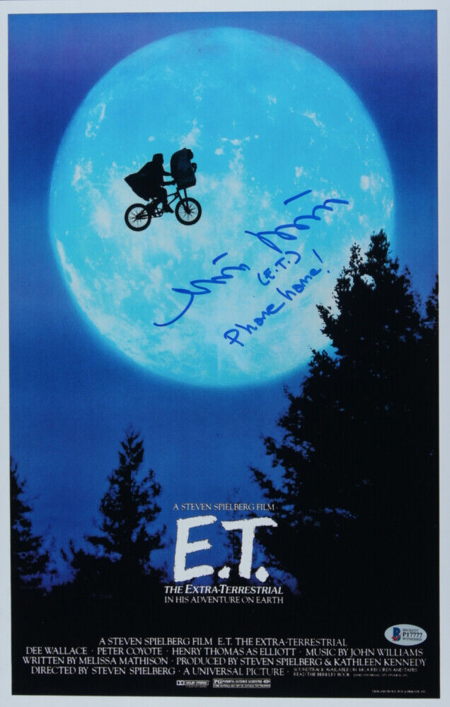 Matthew DeMeritt Autographed 11x17 Photo Poster painting ET Extra Terrestrial Signed Beckett COA