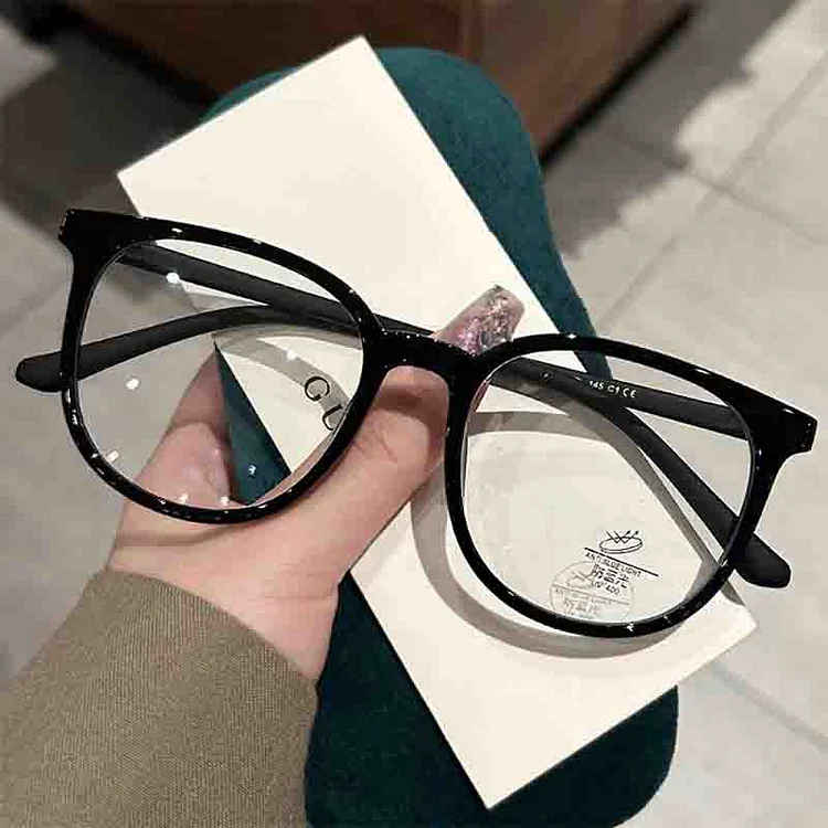 Funfloo New Oversized Square Eyeglasses Vintage Unisex Transparent Frame Eyewear Anti-Blue Light Fashion Ladies Glasses Glasses