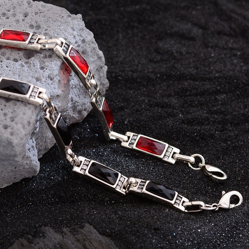 Elegant Luxurious Streetwear Crystal Copper Bracelets