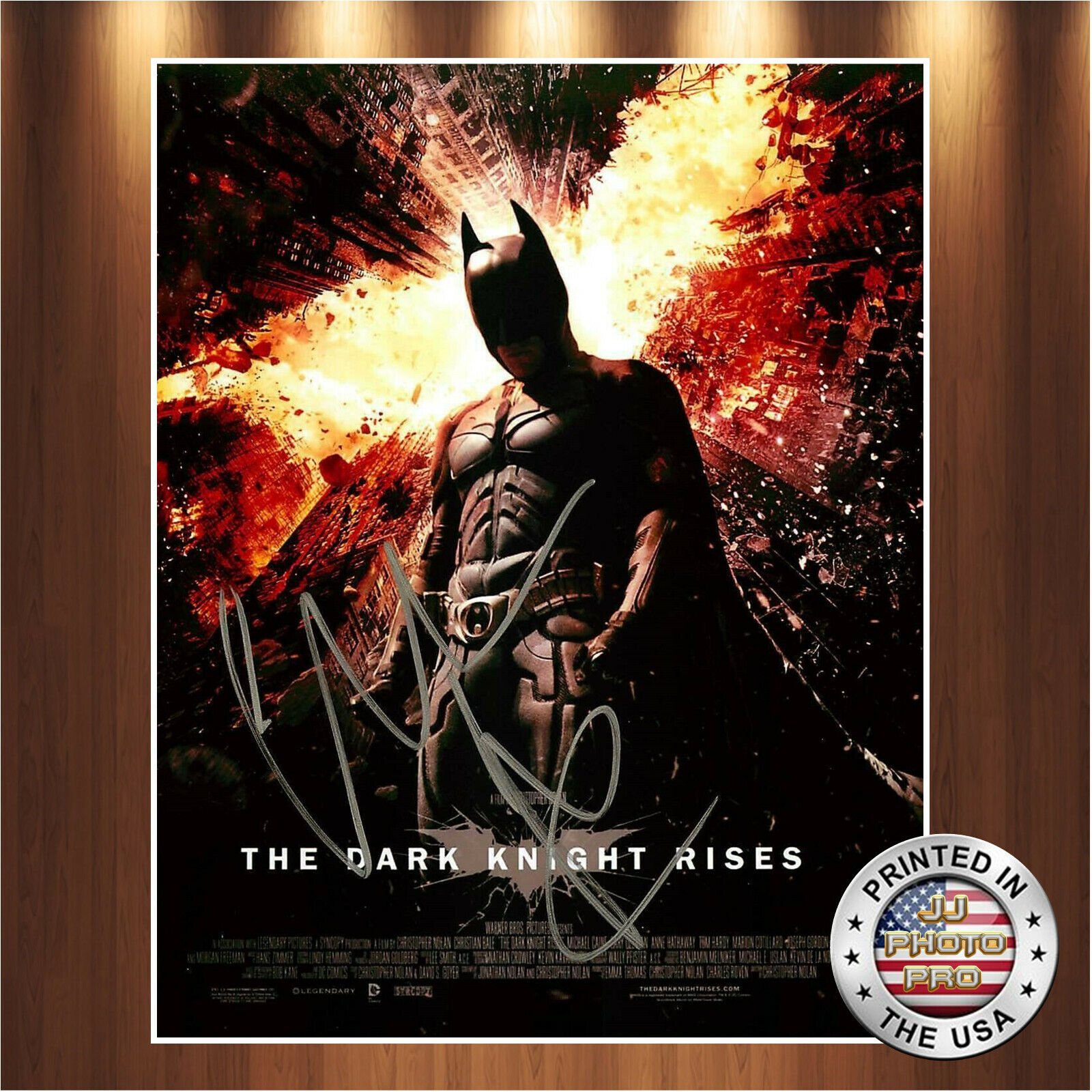 Christian Bale Autographed Signed 8x10 Photo Poster painting (Batman) REPRINT