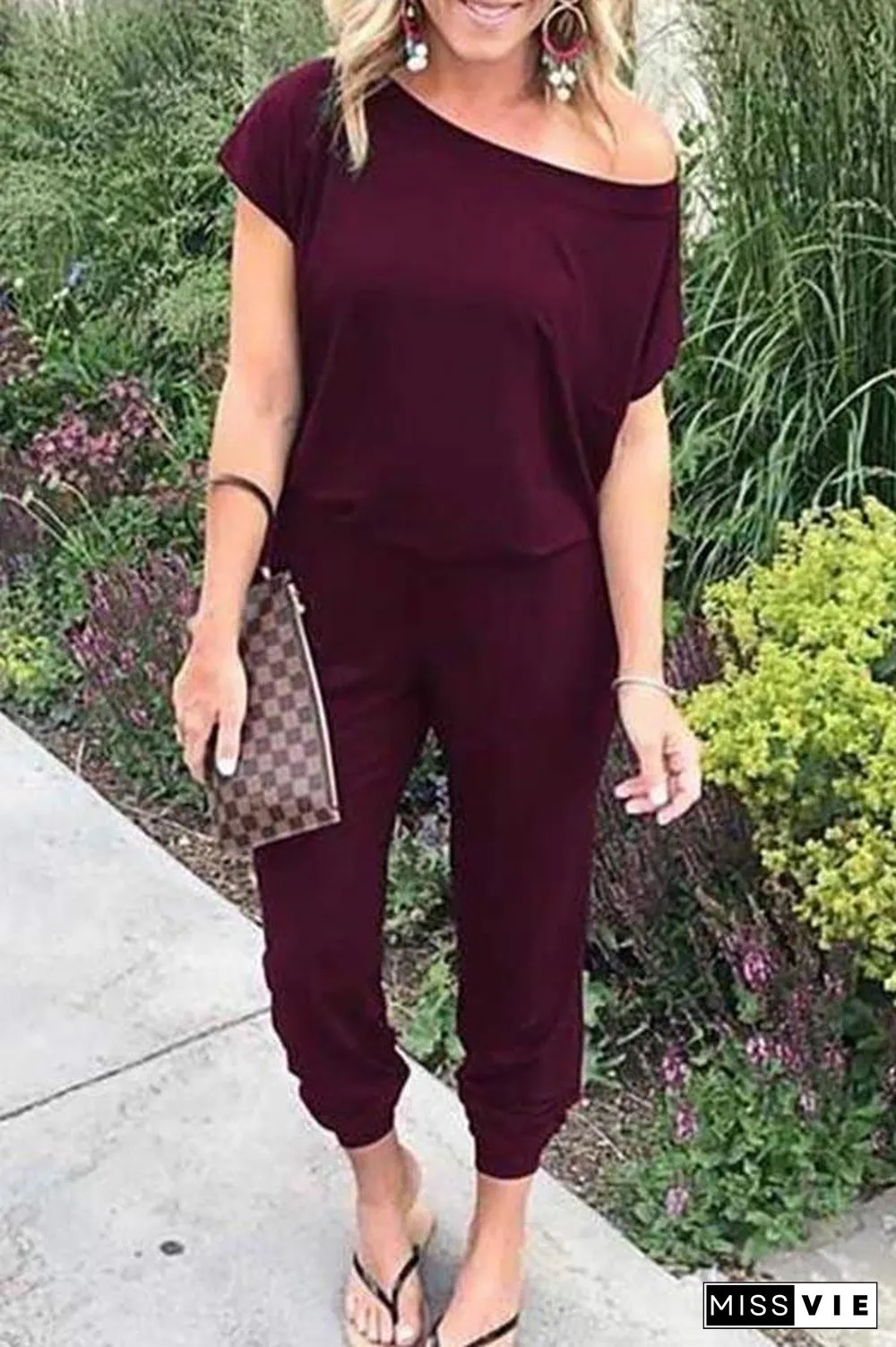 Casual Loose One-piece Jumpsuit P10546