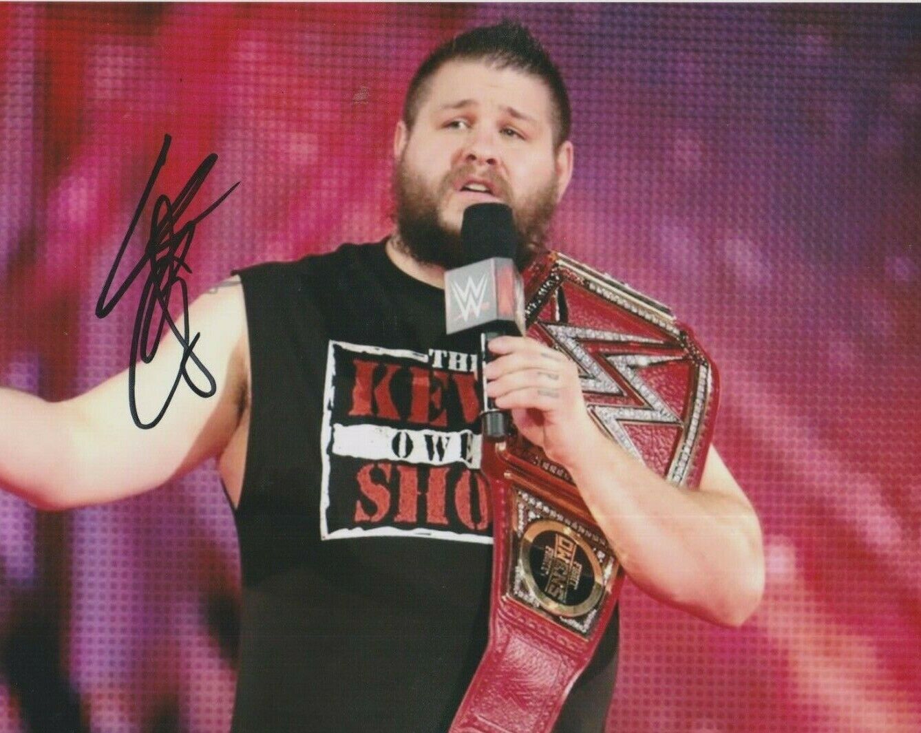 Kevin Owens (WWE) **HAND SIGNED** 8x10 Photo Poster painting ~ AUTOGRAPHED