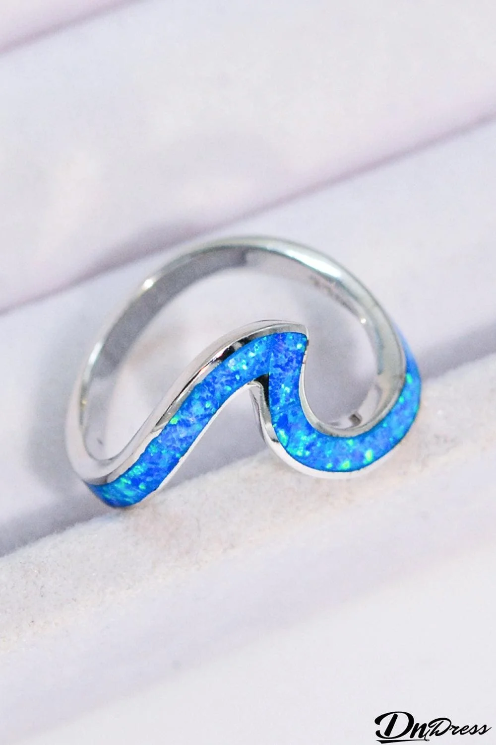 Opal Contrast 925 Sterling Silver Ring