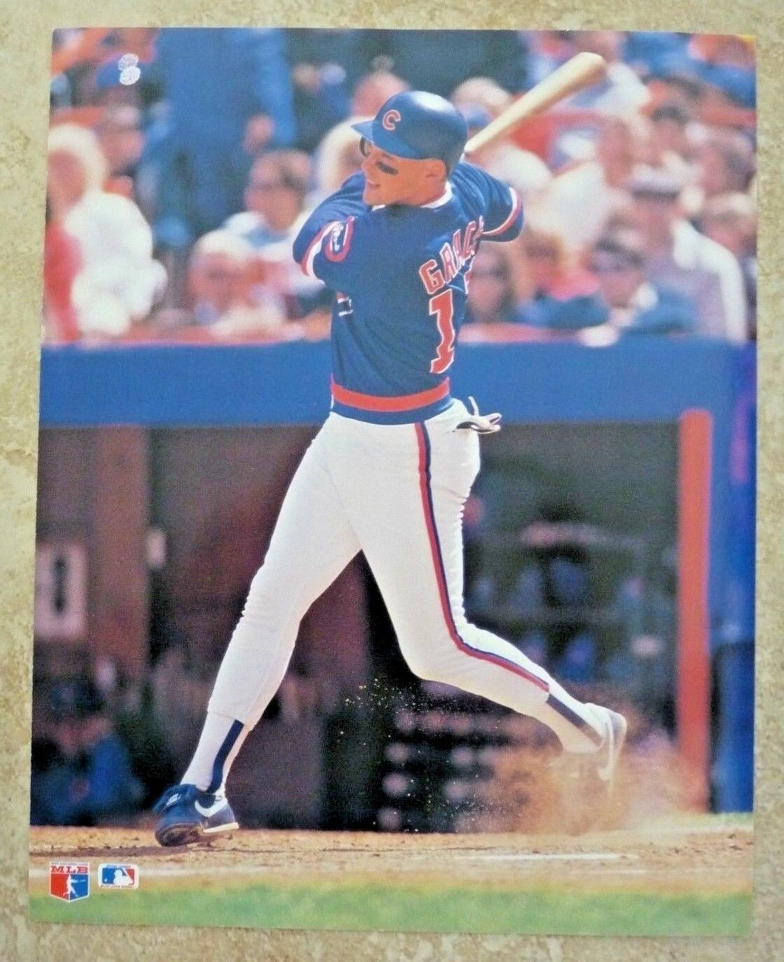 Mark Grace 1990 Chicago Cubs 8 x 10