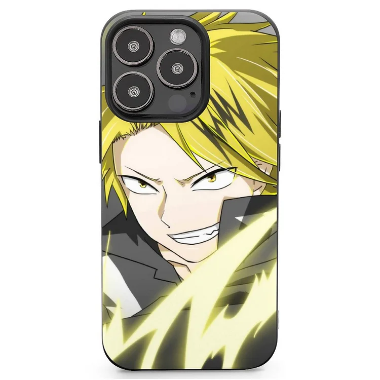 Denki Kaminari Anime My Hero Academia Phone Case Mobile Phone Shell IPhone 13 and iPhone14 Pro Max and IPhone 15 Plus Case - Heather Prints Shirts