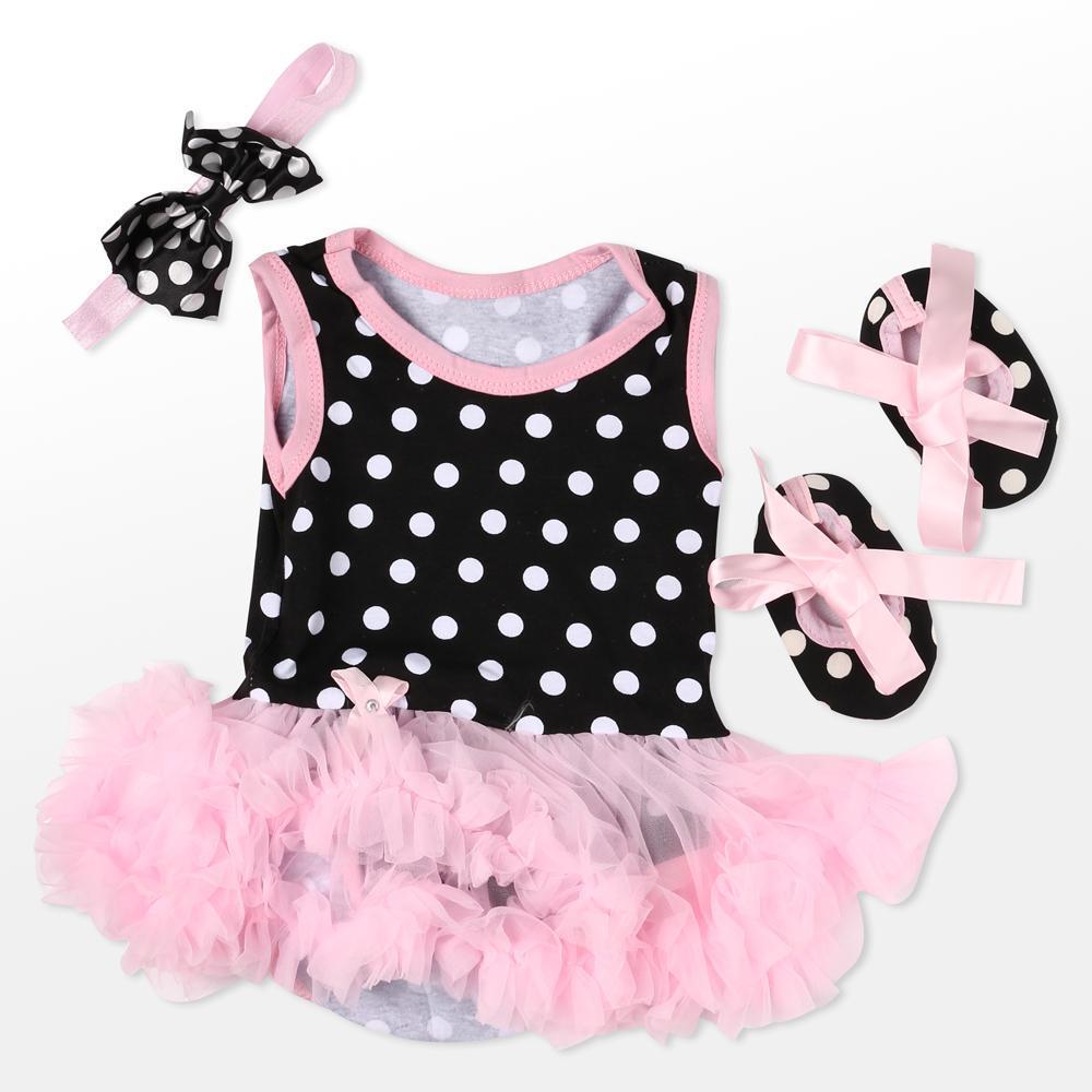 Reborn Dolls Baby Clothes Pink Outfits for 20" 22" Reborn Doll Girl Baby Clothing sets