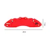 2pcs Car Disc Brake Caliper Cover Modification Brake Caliper Cover (Red L)