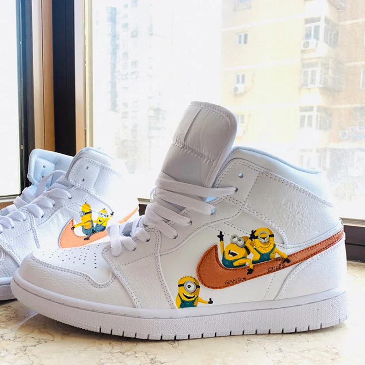 Custom Hand-Painted Sneakers- "The Minions"