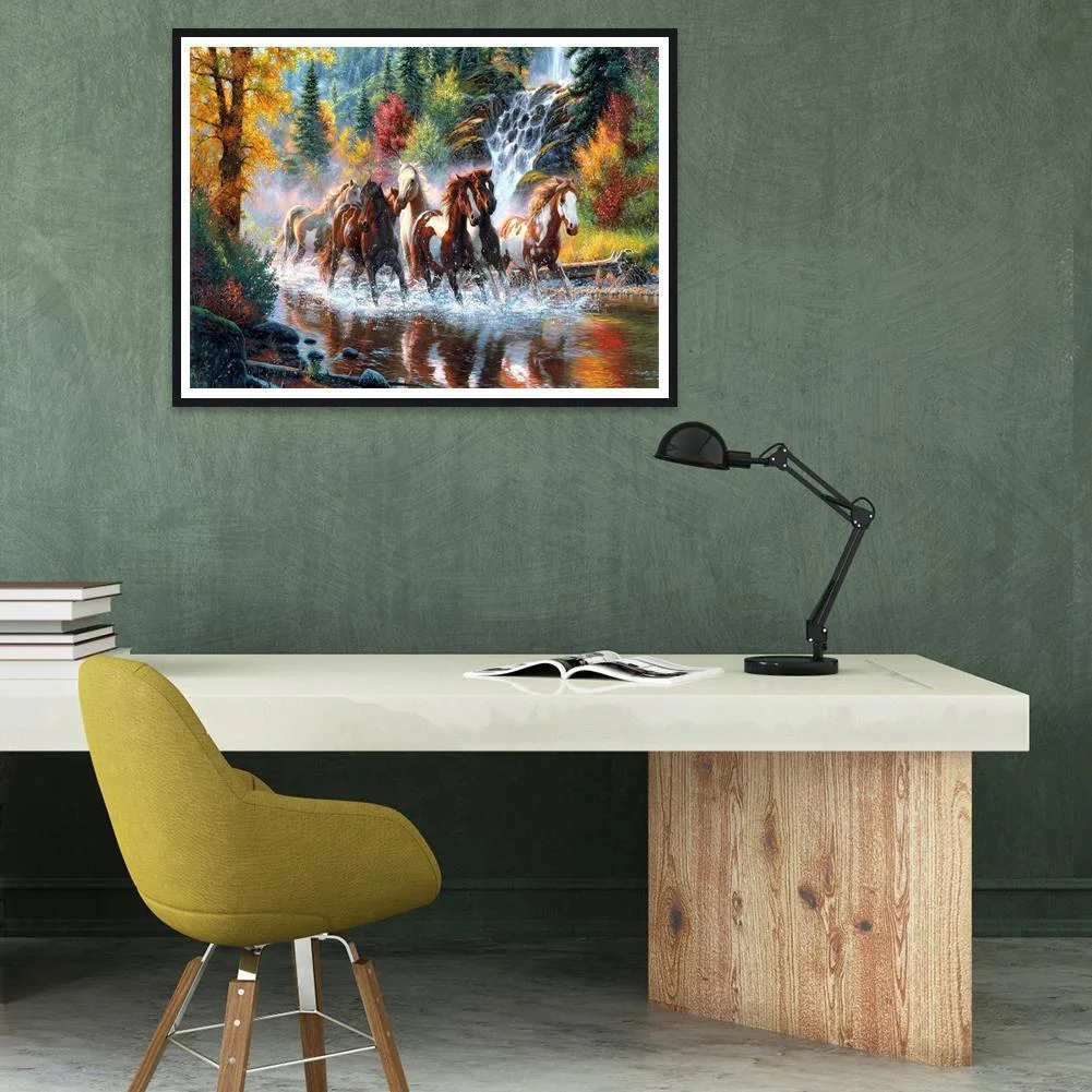 Diamond Painting - Full Round Drill - Horse(40*30cm)