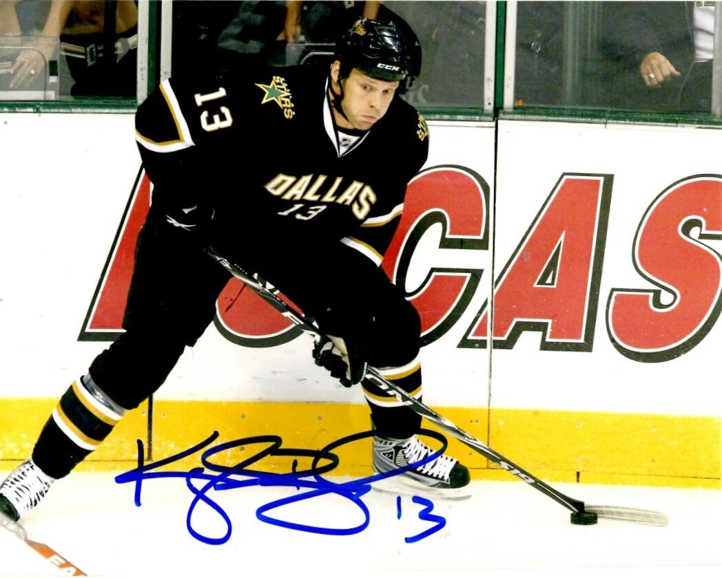 Signed 8x10 KRYS BARCH Dallas Stars Autographed Photo Poster painting - COA