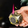 Metal Gyro Decompression Dice Straight Into The Windproof Lighter
