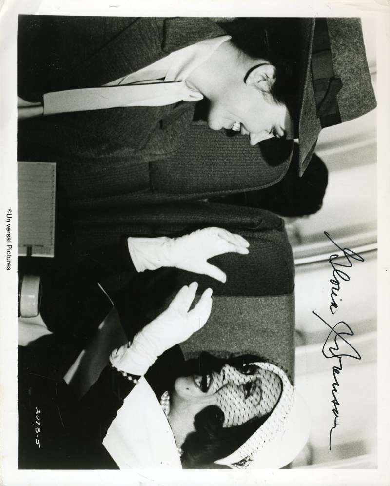 Gloria Swanson Psa Dna Coa Hand Signed 8x10 Photo Poster painting Autograph