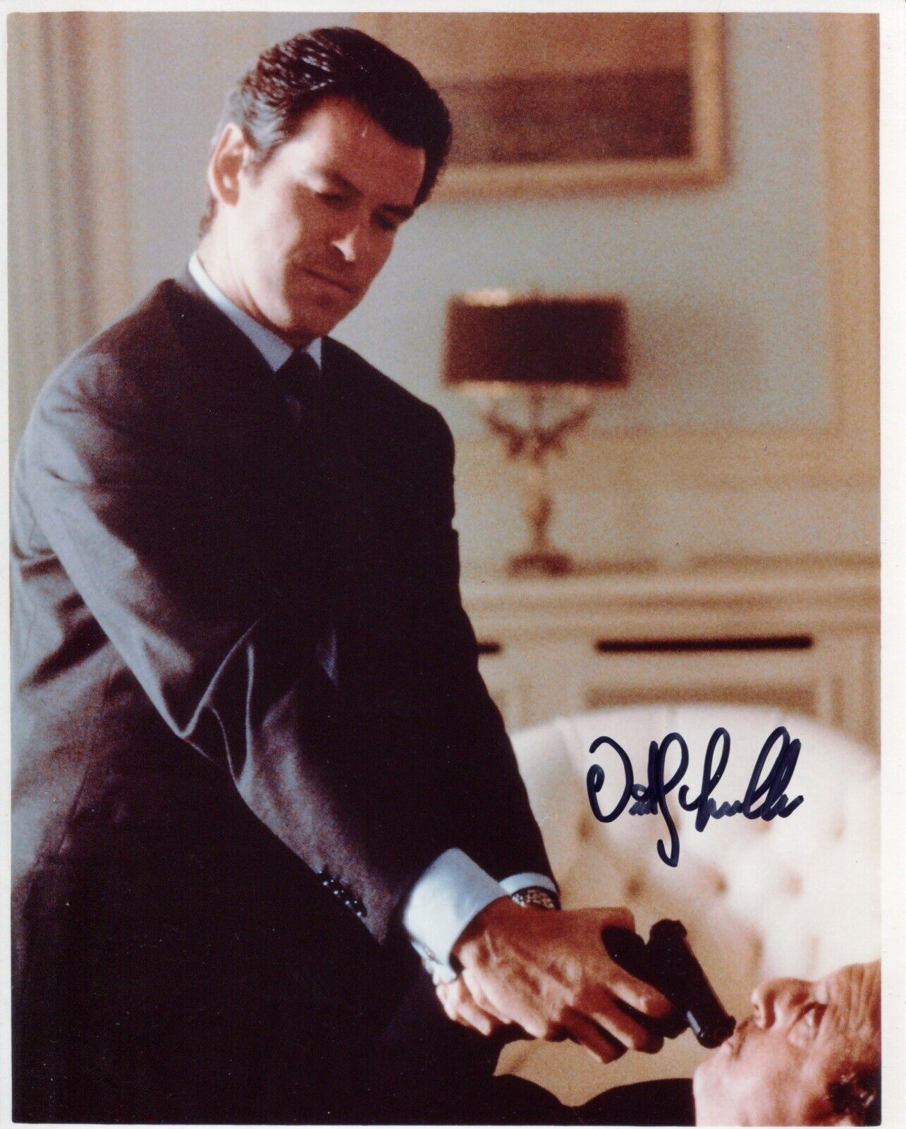 007 Bond movie Tomorrow Never Dies Photo Poster painting signed by actor Vincent Schiavelli