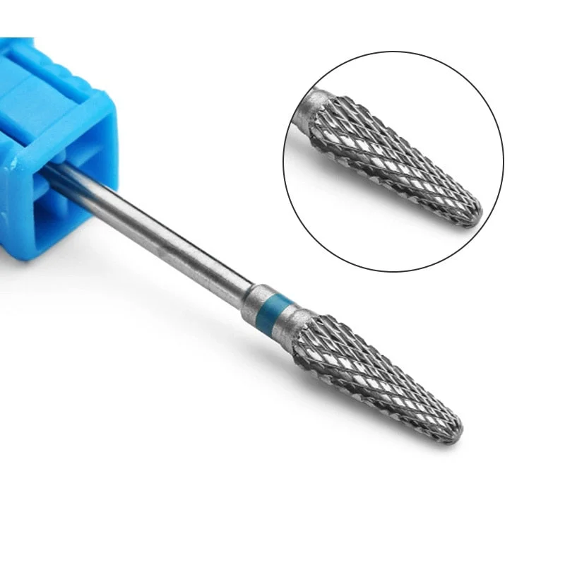 1 Pc Nail Drill Bit Multi-size Silver Manicure Nail Art Tool Electric Manicure Machine Device-Nail Inspo