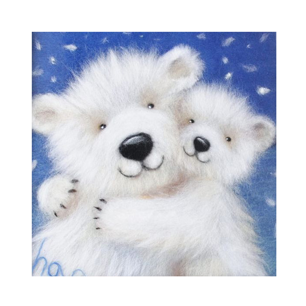 

Bear - Round Drill Diamond Painting - 30*30CM, 501 Original
