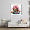 Undersea Coral-14CT Stamped Cross Stitch 60*60cm/23.62*23.62in(Big Size)