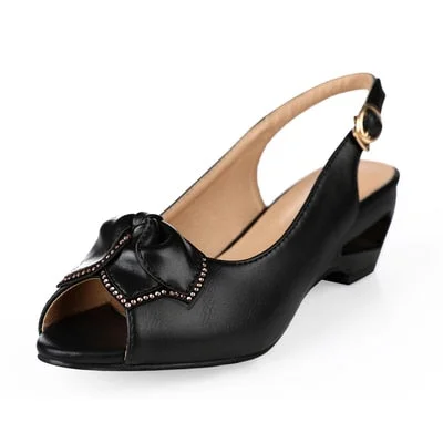 GKTINOO 2022 Summer New Style Sandals Female Summer With Wedges Open Toe Shoes White Shoes Comfortable Women's Shoes