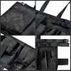 Fishing Bucket Organizer with Buckets Cover Ice Fishing Tackle Bag with Rod & Plier Holder Multi-Pockets for 5 Gallon Buckets Gear Accessories