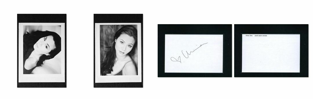 China Chow - Signed Autograph and Headshot Photo Poster painting set - The Big Hit