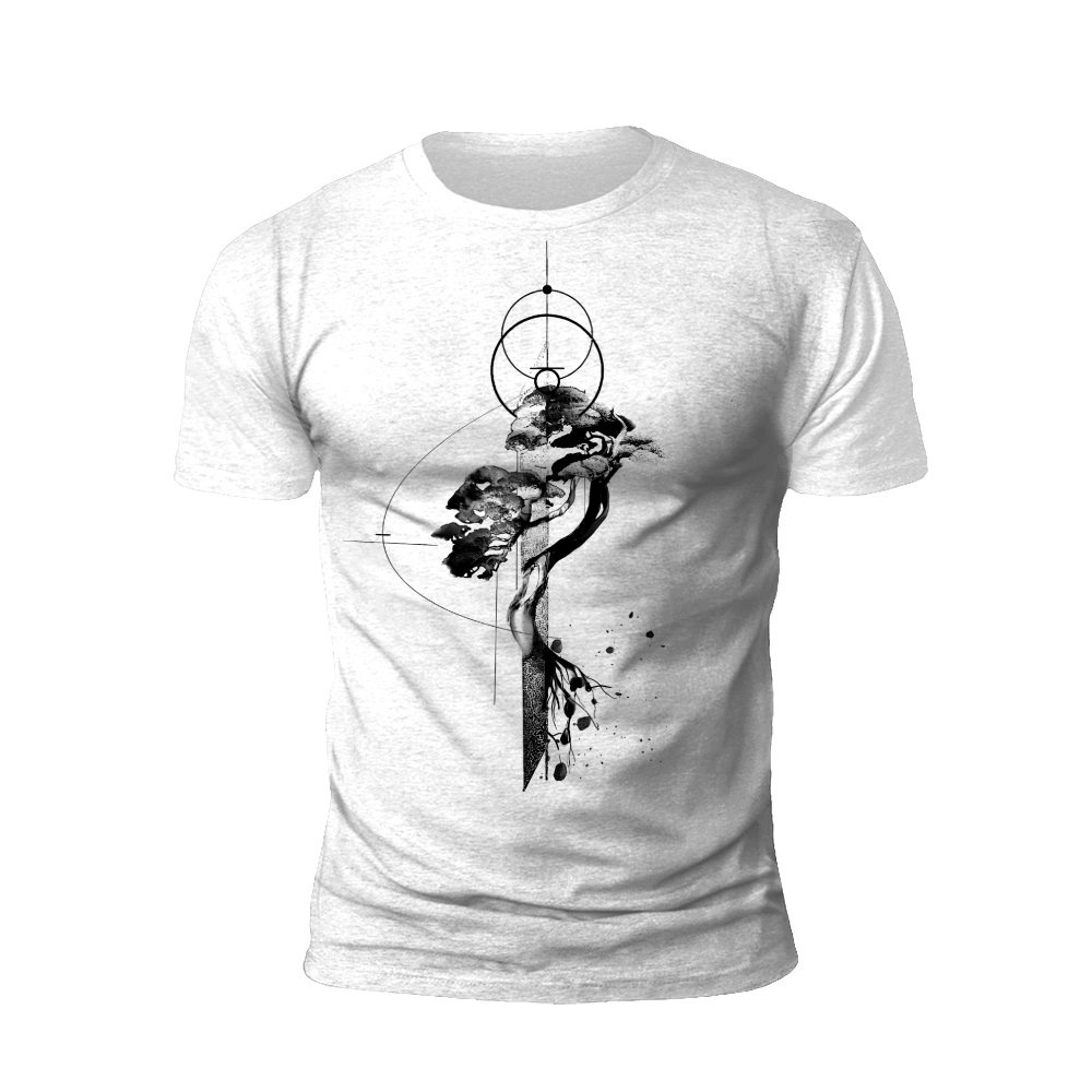 Harmony in Motion: Yin Yang and Tree T-Shirt