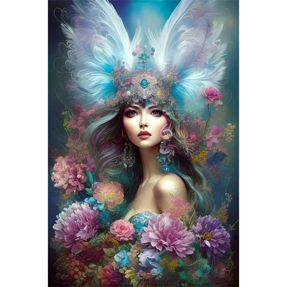 Partial AB Diamond Painting - Full Round Drill - Fairy(Canvas|45*65cm)