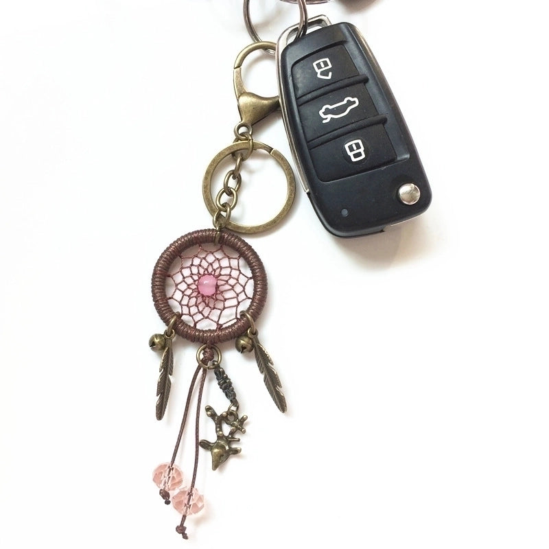 Ethnic Style Dreamcatcher Alloy Unisex Bag Pendant Keychain
