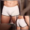 Men's Fashionable Boxer Briefs Sexy Trendy Leather Underwear