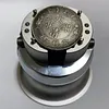 360&deg; Swivel Ball Mini Bench Vise, Solid Aluminum Precision Clamp 0-80mm Opening for Coin Cleaning Model Making Seal Carving