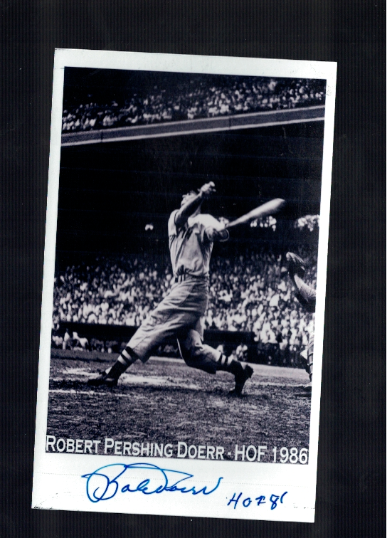 Bobby Doerr Boston Red Sox Signed Personal 4 x 6 1/2 Photo Poster painting W/Our COA