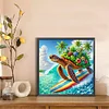 Diamond Painting-DIY Full Round Drill Sea Turtles