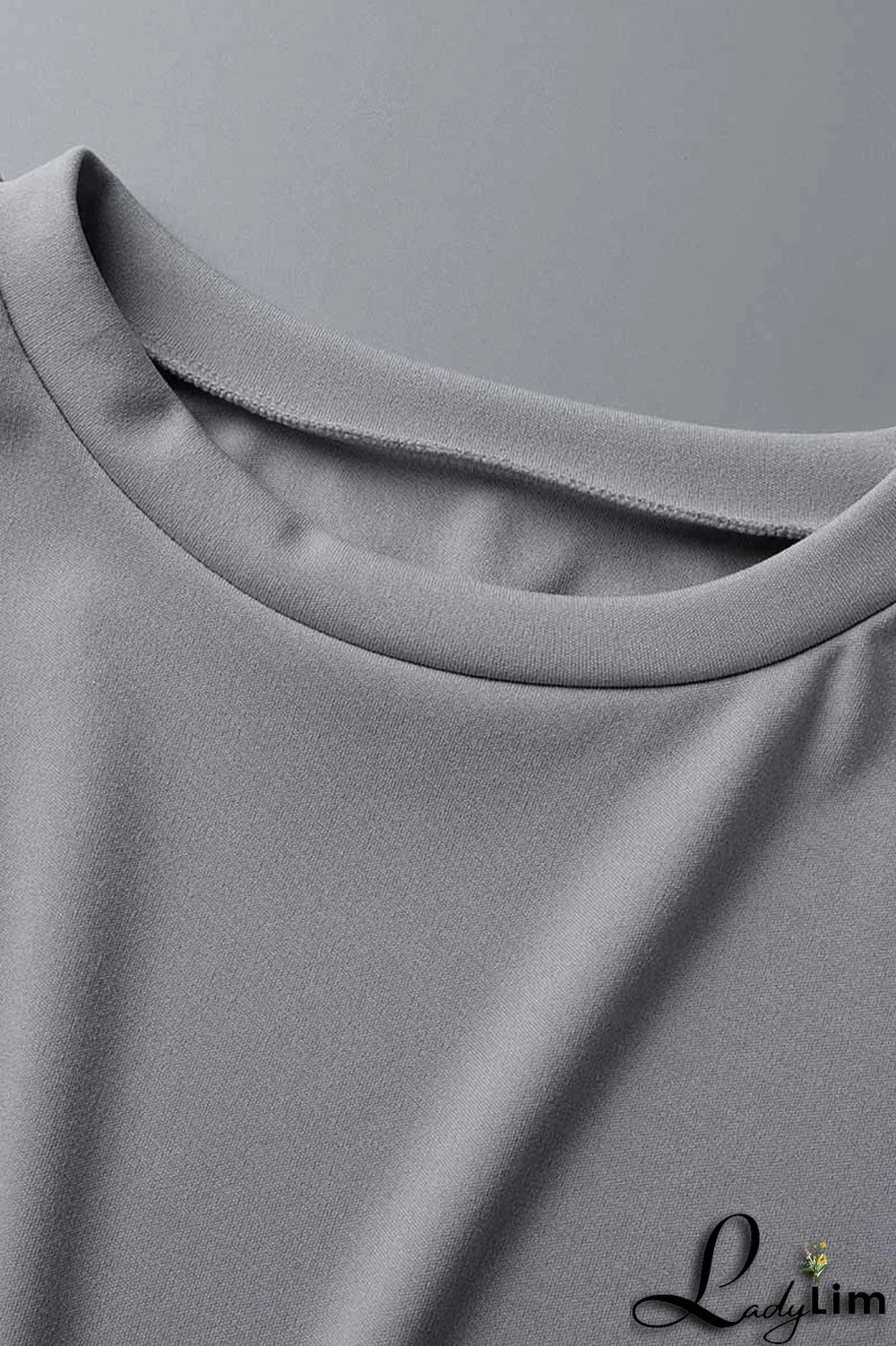 Black Fashion Casual Solid Bandage O Neck Short Sleeve Two Pieces