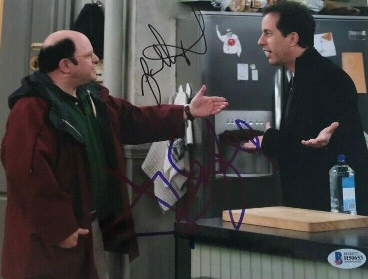 Jason Alexander Jerry Seinfeld signed autographed 8x10 Photo Poster painting beckett COA