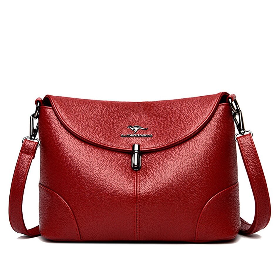 Leather Casual Crossbody Bags for Women 2021 Ladies Luxury Designer Handbag High Quality Shoulder Bag Sac Cross Body Bag Woman