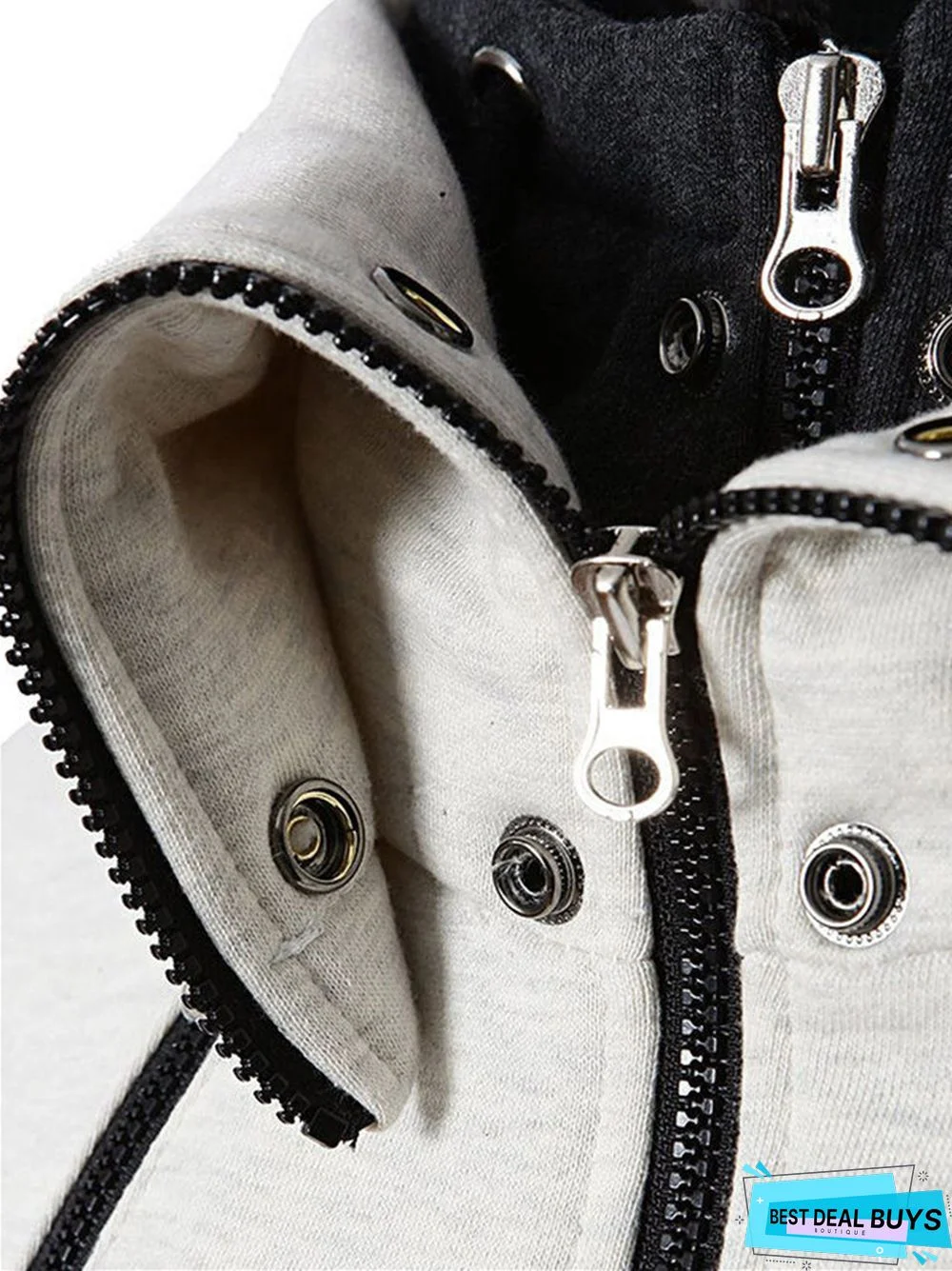 Men's Hooded Zipper Casual Sports Jacket