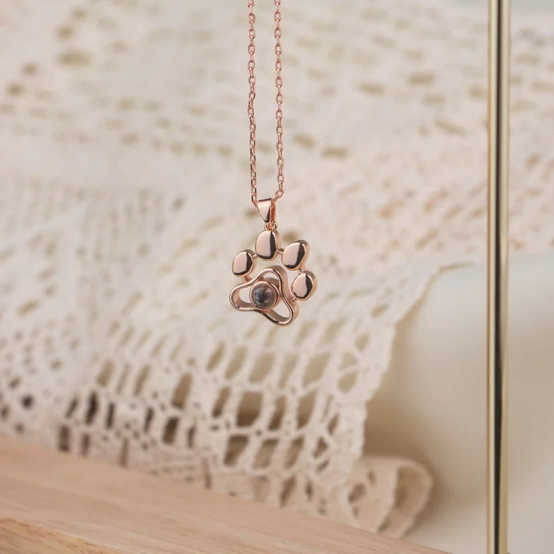 Personalized Photo Projection Necklace