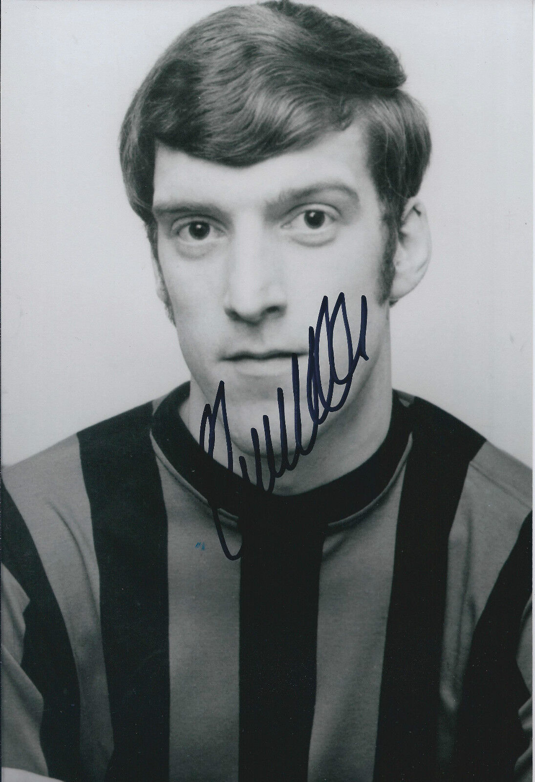 Tommy BOOTH Signed Autograph 12x8 Photo Poster painting AFTAL COA Manchester City Rare Portriat