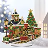 Christmas Train Special Shaped 2D Flat DIY Diamond Painting Ornament
