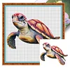 >SALE<Full Embroidery Eco-cotton Thread 14CT Printed Sea Turtle Cross Stitch 40x40cm