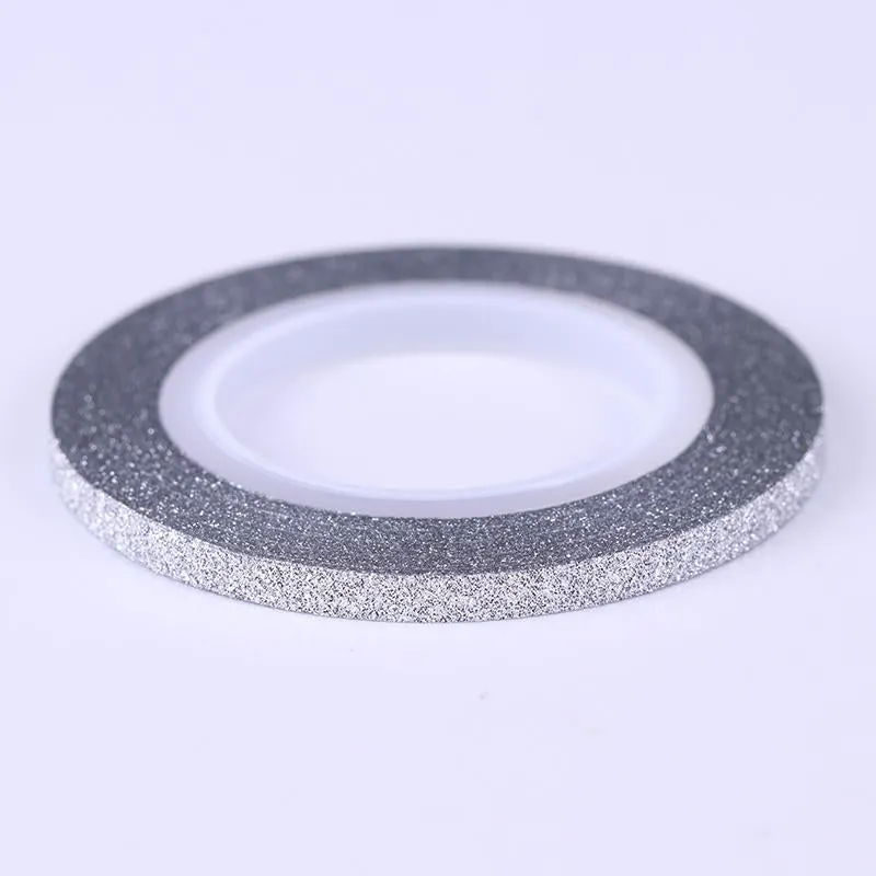 1 Roll Gold Sliver Nail Striping Tape Line 1mm 2mm 3mm Sticker Matte Glitter Stickers DIY Decors Tool Nail Art Decoration