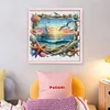 (Multi-Style) Love Shell Beach-11CT Stamped Cross Stitch 40*40cm/45*45cm tapestrymarket