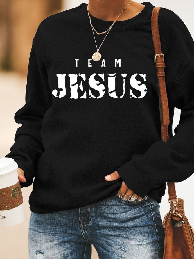 Team Jesus Women Casual Sweatshirts