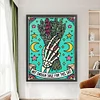 Halloween Skull Tarot Cards-11CT Stamped Cross Stitch 50*65cm/19.69*25.59in(Big Size) tapestrymarket