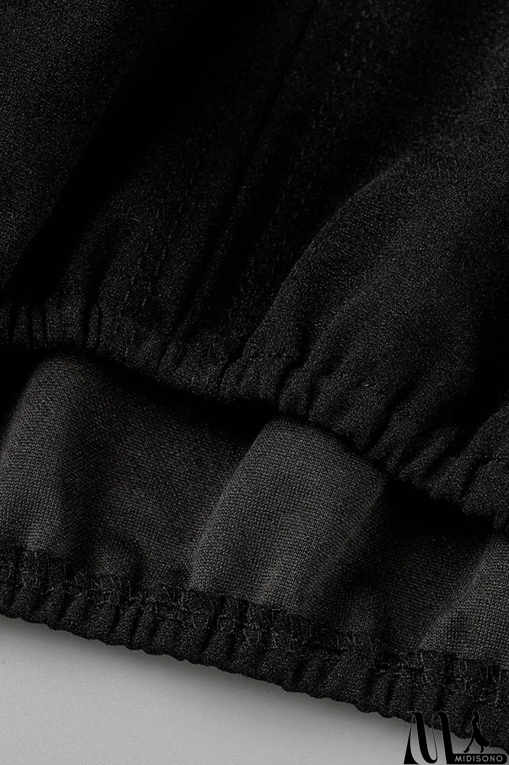 MidiSono - Yellow Casual Solid Patchwork Flounce V Neck Short Sleeve Two Pieces