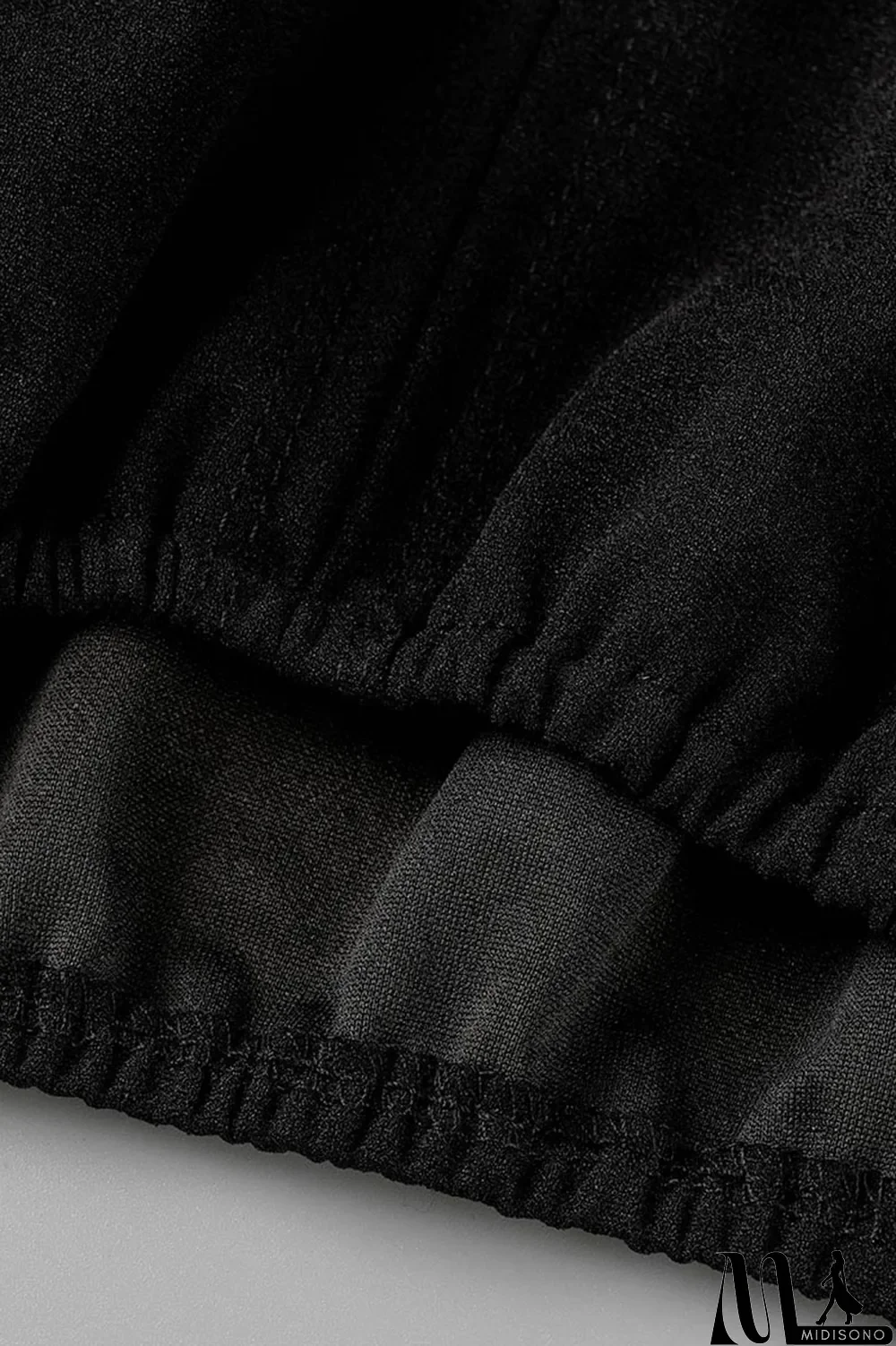 MidiSono - Yellow Casual Solid Patchwork Flounce V Neck Short Sleeve Two Pieces