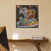 Tiger - speziell geformte Diamantmalerei - 30 * 30cm