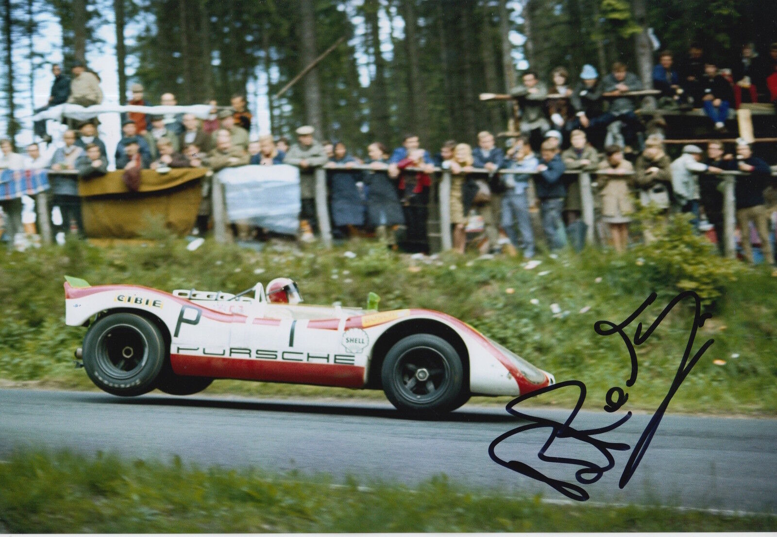 Brian Redman Hand Signed 12x8 Photo Poster painting Porsche Le Mans 6.