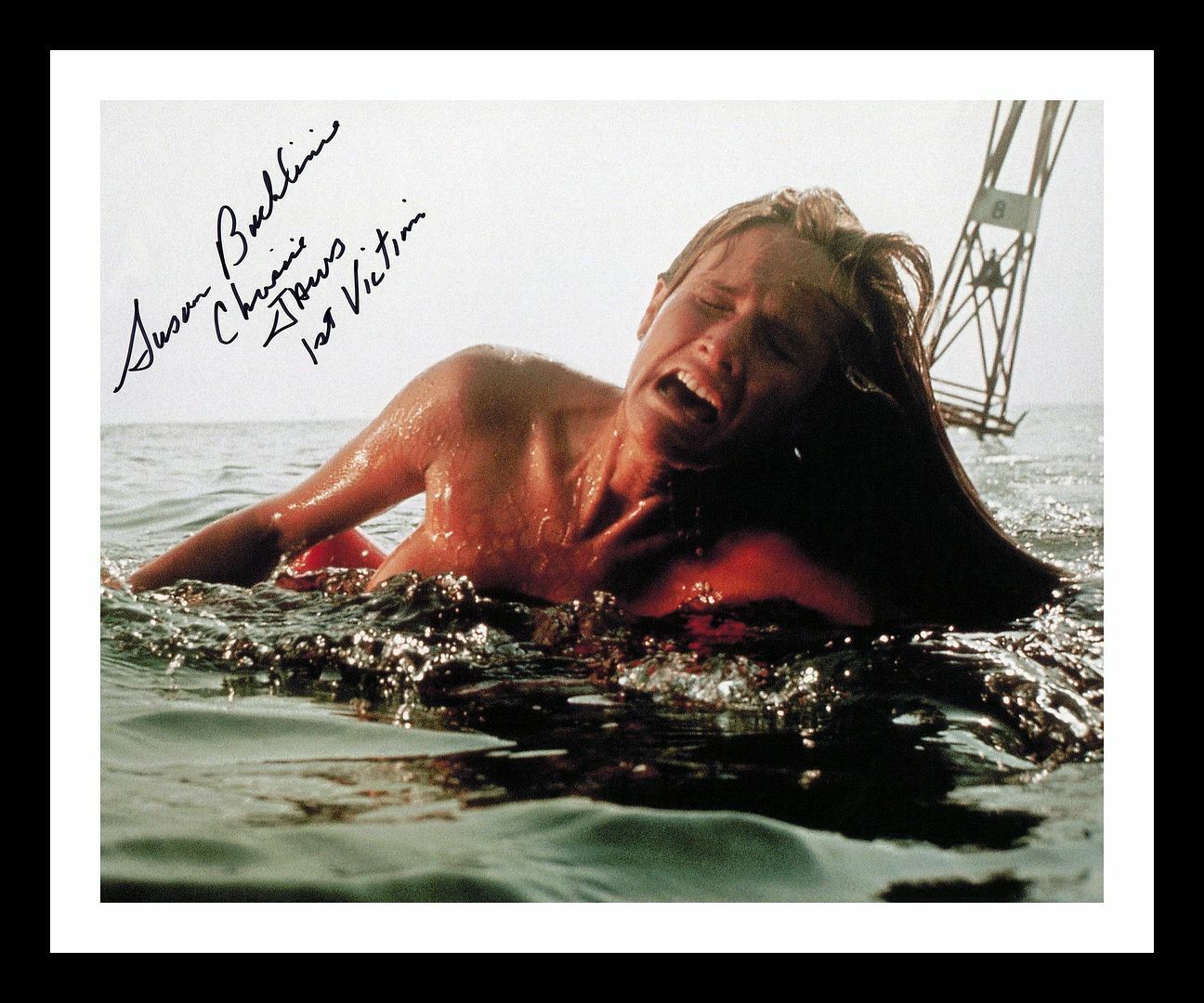 Susan Backlinie - Chrissie - Jaws Autographed Signed & Framed Photo Poster painting