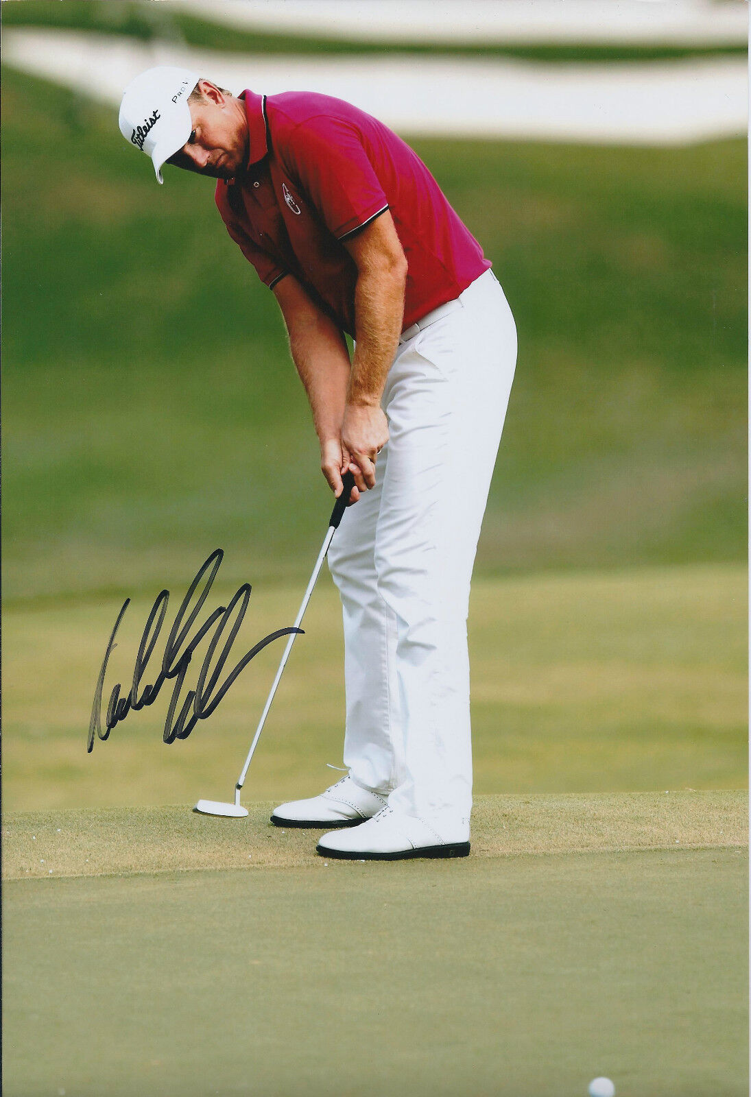 Robert KARLSSON SIGNED Autograph 12x8 Photo Poster painting AFTAL COA European Tour WINNER Golf