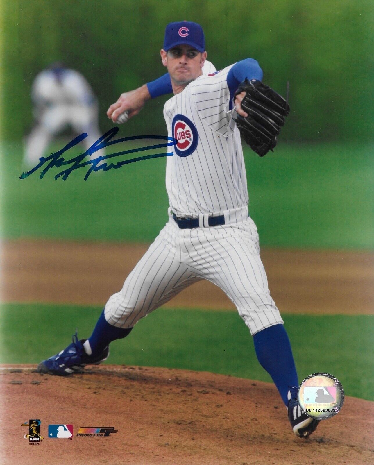 MARK PRIOR 'CHICAGO CUBS' ALL-STAR PITCHER SIGNED 8X10 PICTURE *COA 2