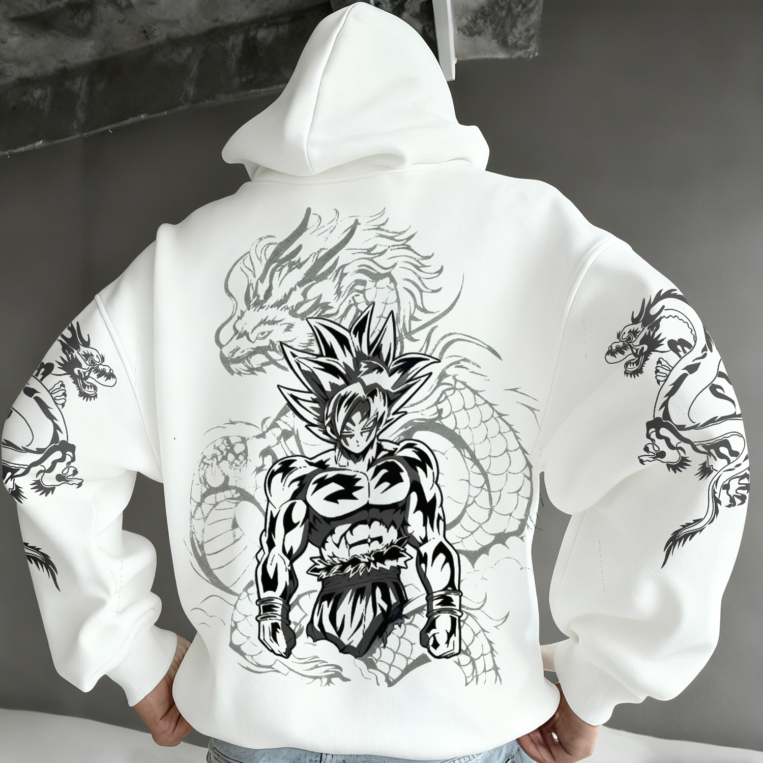  Stylish Hoodie with Unique Sleeve Design for Casual Wear